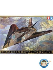 <a href="https://www.aeronautiko.com/product_info.php?products_id=51109">1 &times; Tamiya: Airplane kit 1/48 scale - Lockheed F-117A Nighthawk -  (US1) - USAF - plastic parts, water slide decals and assembly instructions</a>