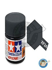 <a href="https://www.aeronautiko.com/product_info.php?products_id=51178">1 &times; Tamiya: Acrylic paint - Dark Grey XF-24 - for all kits</a>