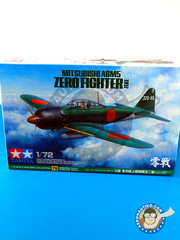 <a href="https://www.aeronautiko.com/product_info.php?products_id=34563">1 &times; Tamiya: Airplane kit 1/72 scale - Mitsubishi A6M Zero 5 Zeke - Rabaul 1943 - 1944 (JP0); Oita Prefecture, 1944 (JP0) - plastic parts, water slide decals and assembly instructions</a>
