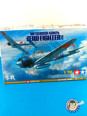 Tamiya: Airplane kit 1/72 scale - Mitsubishi A6M Zero 2b Zeke - plastic model kit