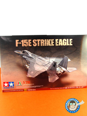 <a href="https://www.aeronautiko.com/product_info.php?products_id=34737">1 &times; Tamiya: Airplane kit 1/72 scale - McDonnell Douglas F-15 Strike Eagle E - USAF (US2) 1985 - plastic parts, water slide decals and assembly instructions</a>
