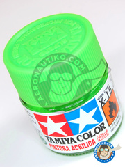 <a href="https://www.aeronautiko.com/product_info.php?products_id=13086">1 &times; Tamiya: Pintura acrlica - Verde claro X-15 Light green - para todos los kits</a>