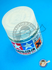 <a href="https://www.aeronautiko.com/product_info.php?products_id=12075">1 &times; Tamiya: Clearcoat - Clear X-22 - for all kits</a>