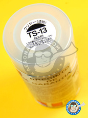 <a href="https://www.aeronautiko.com/product_info.php?products_id=13480">1 &times; Tamiya: Spray - Clear TS-13 - 100ml</a>