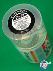 <a href="https://www.aeronautiko.com/product_info.php?products_id=16193">1 &times; Tamiya: Spray - Semi Gloss Clear TS-79 - 100ml</a>