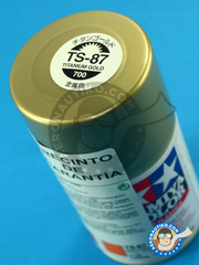 <a href="https://www.aeronautiko.com/product_info.php?products_id=18150">1 &times; Tamiya: Spray - Titanium gold TS-87 - 100ml</a>