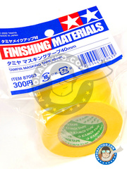 <a href="https://www.aeronautiko.com/product_info.php?products_id=13974">1 &times; Tamiya: Mscaras - Cinta de enmascarar de 40mm - Masking tape - mscaras de pintura</a>