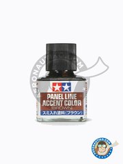 <a href="https://www.aeronautiko.com/product_info.php?products_id=52049">2 &times; Tamiya: Pintura - Panel Line accent color marron</a>
