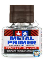 <a href="https://www.aeronautiko.com/product_info.php?products_id=51810">1 &times; Tamiya: Imprimacin - Tamiya Metal Primer - 1 x 40ml - bote de 40 ml - para todos los fotograbados y piezas metlicas</a>