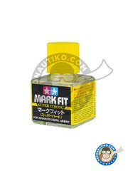 <a href="https://www.aeronautiko.com/product_info.php?products_id=51806">1 &times; Tamiya: Producto para calcas - Mark Fit Super Strong - 1 x 40ml - bote de 40 ml</a>