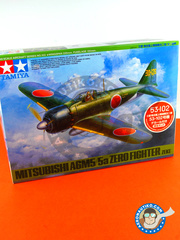 Tamiya: Airplane kit 1/48 scale - Mitsubishi A6M Zero 5/5a Zeke - plastic model kit