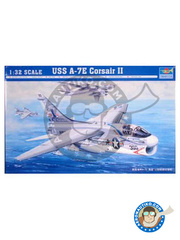 <a href="https://www.aeronautiko.com/product_info.php?products_id=44736">1 &times; Trumpeter: Maqueta de avin escala 1/32 - Ling-Temco-Vought A-7 Corsair II E</a>