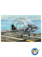<a href="https://www.aeronautiko.com/product_info.php?products_id=44746">1 &times; Trumpeter: Airplane kit 1/32 scale - Grumman A-6 Intruder E TRAMP</a>