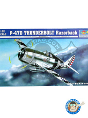 Trumpeter: Airplane kit 1/32 scale - Republic P-47 Thunderbolt D Razorback