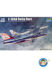 <a href="https://www.aeronautiko.com/product_info.php?products_id=44814">1 &times; Trumpeter: Airplane kit 1/48 scale - Convair F-106 Delta Dart</a>