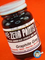 <a href="https://www.aeronautiko.com/product_info.php?products_id=17702">1 &times; Zero Paints: Pintura - Gris grafito - Graphite Grey - 60ml - para Aergrafo</a>