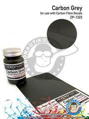 <a href="https://www.aeronautiko.com/product_info.php?products_id=45004">2 &times; Zero Paints: Paint - Carbon Fibre Grey - 60ml - for all kits</a>