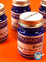 <a href="https://www.aeronautiko.com/product_info.php?products_id=19003">1 &times; Zero Paints: Paint - Blue similar to X-4 - 30ml - for Airbrush</a>